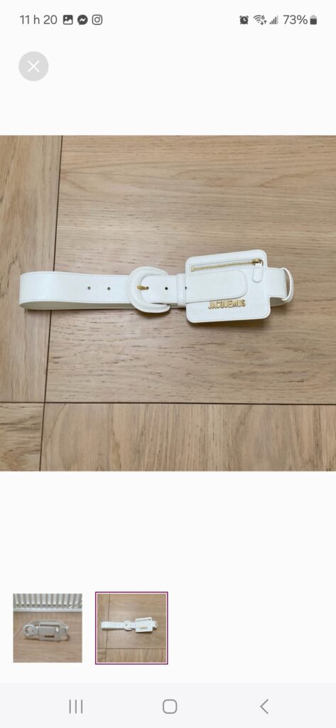 Image for Jaquemus - belt bag/ ceinture. Designer